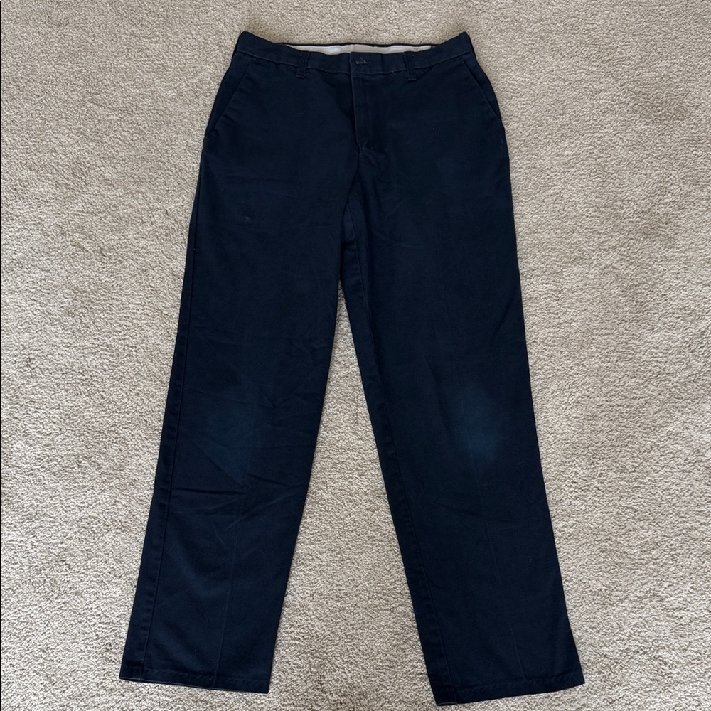 Classic Navy Men's Chino Pants - Straight Leg
